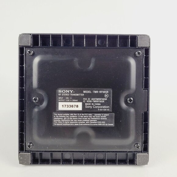 SONY TMR-RF985R Wireless Headphones Transmitter Charging Base - Picture 7 of 8